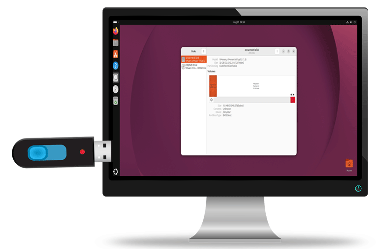 Connecting USB drive