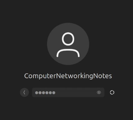 Login with the username and password